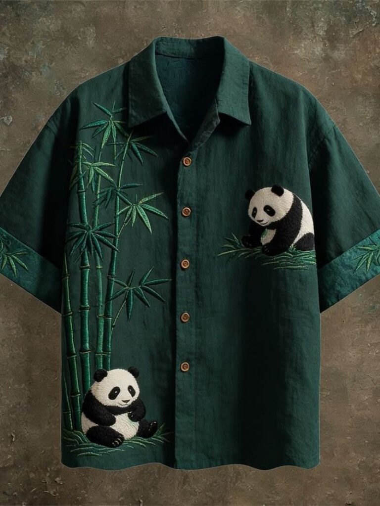 Emerald Panda Grove Shirt 🌿🐼